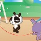 Panda nhảy dây